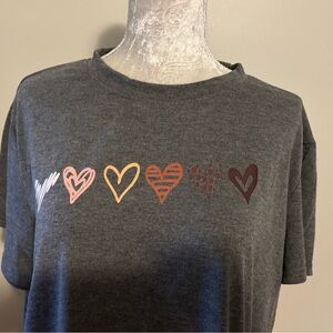 Charcoal Gray XL Knit Top - Stretch Blend